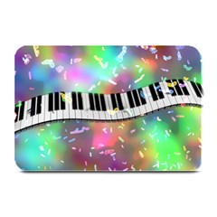 Piano Keys Music Colorful Plate Mats by Mariart