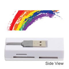 Watercolor Painting Rainbow Memory Card Reader (stick) by Mariart