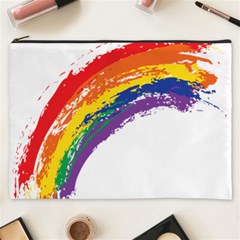 Watercolor Painting Rainbow Cosmetic Bag (xxxl) by Mariart