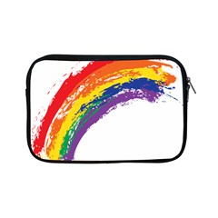 Watercolor Painting Rainbow Apple Ipad Mini Zipper Cases by Mariart