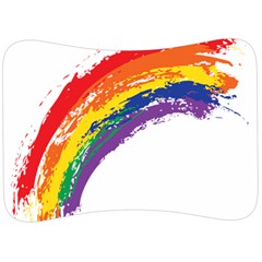 Watercolor Painting Rainbow Velour Seat Head Rest Cushion by Mariart