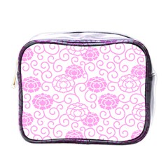 Peony Spring Flowers Mini Toiletries Bag (one Side) by Mariart