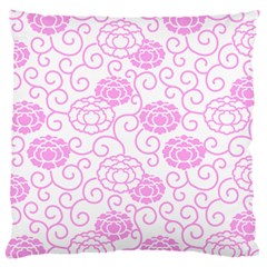 Peony Spring Flowers Large Cushion Case (one Side) by Mariart