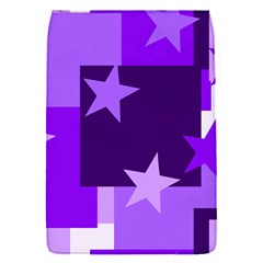 Purple Stars Pattern Shape Removable Flap Cover (s) by Pakrebo