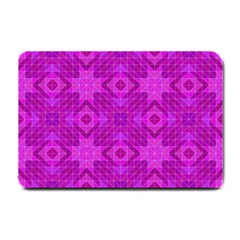 Magenta Mosaic Pattern Triangle Small Doormat  by Pakrebo