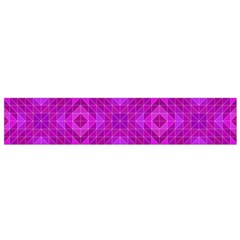 Magenta Mosaic Pattern Triangle Small Flano Scarf by Pakrebo