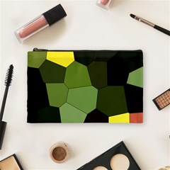 Mosaic Structure Background Tile Cosmetic Bag (medium) by Pakrebo