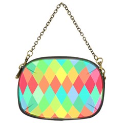 Low Poly Triangles Chain Purse (one Side) by Pakrebo