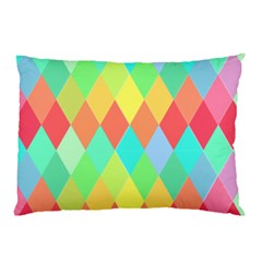 Low Poly Triangles Pillow Case (two Sides) by Pakrebo