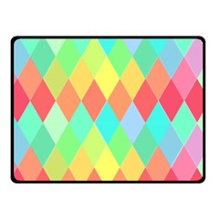 Low Poly Triangles Double Sided Fleece Blanket (small)  by Pakrebo