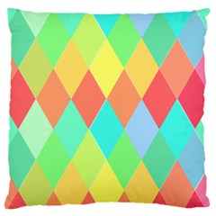 Low Poly Triangles Large Flano Cushion Case (two Sides) by Pakrebo