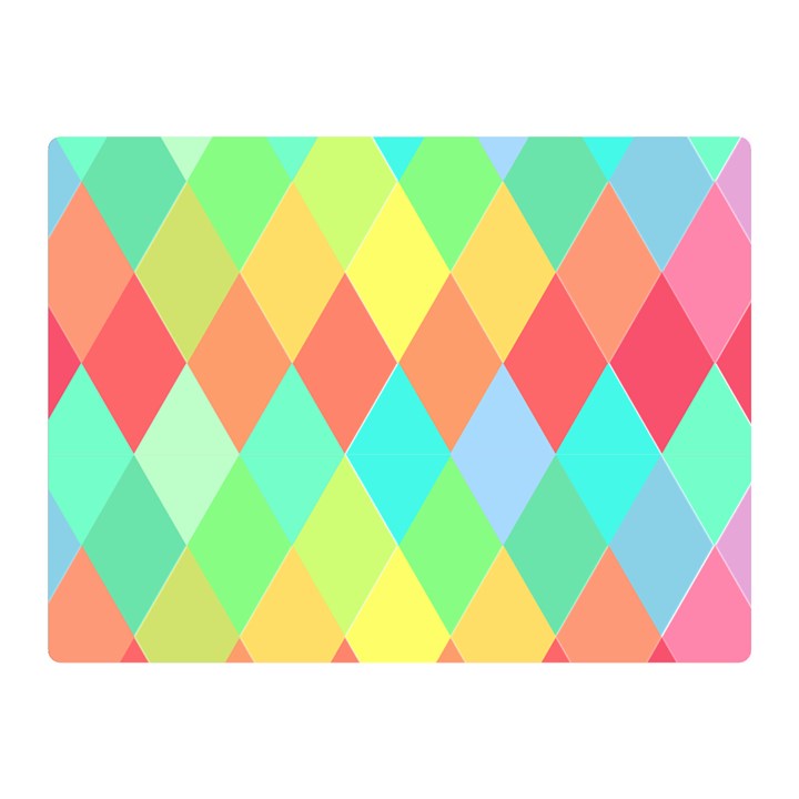 Low Poly Triangles Double Sided Flano Blanket (Mini) 