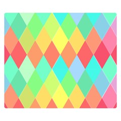 Low Poly Triangles Double Sided Flano Blanket (small)  by Pakrebo