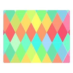 Low Poly Triangles Double Sided Flano Blanket (large)  by Pakrebo