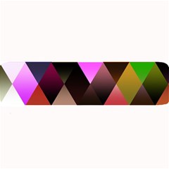 Abstract Geometric Triangles Shapes Large Bar Mats by Pakrebo