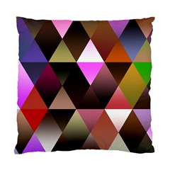 Abstract Geometric Triangles Shapes Standard Cushion Case (one Side) by Pakrebo