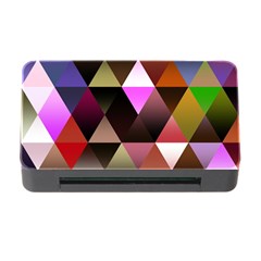 Abstract Geometric Triangles Shapes Memory Card Reader With Cf by Pakrebo