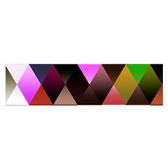 Abstract Geometric Triangles Shapes Satin Scarf (oblong) by Pakrebo