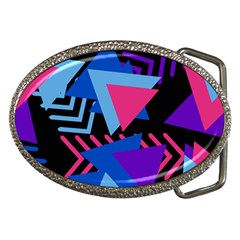 Memphis Pattern Geometric Abstract Belt Buckles by Pakrebo