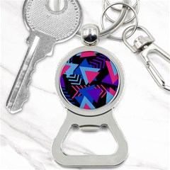 Memphis Pattern Geometric Abstract Bottle Opener Key Chains by Pakrebo