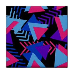 Memphis Pattern Geometric Abstract Face Towel