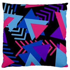 Memphis Pattern Geometric Abstract Large Cushion Case (two Sides) by Pakrebo