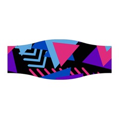 Memphis Pattern Geometric Abstract Stretchable Headband by Pakrebo