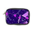 Purple Blue Geometric Pattern Coin Purse Front