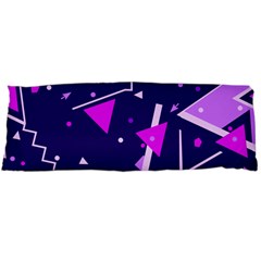 Purple Blue Geometric Pattern Body Pillow Case (dakimakura) by Pakrebo