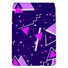 Purple Blue Geometric Pattern Removable Flap Cover (s)