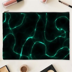 Green Pattern Background Abstract Cosmetic Bag (xxxl) by Pakrebo