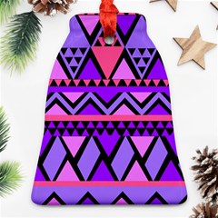 Seamless Purple Pink Pattern Ornament (bell) by Pakrebo