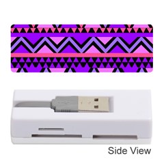 Seamless Purple Pink Pattern Memory Card Reader (stick) by Pakrebo