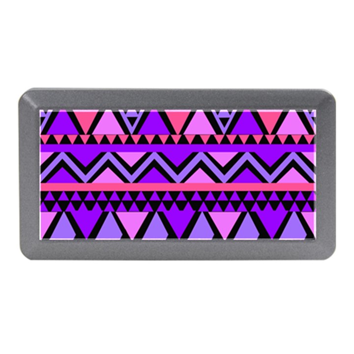 Seamless Purple Pink Pattern Memory Card Reader (Mini)