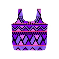 Seamless Purple Pink Pattern Full Print Recycle Bag (s) by Pakrebo