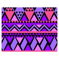 Seamless Purple Pink Pattern Double Sided Flano Blanket (medium)  by Pakrebo