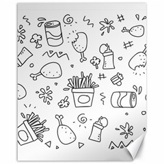 Set Chalk Out Scribble Collection Canvas 16  X 20  by Pakrebo