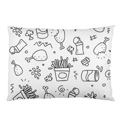 Set Chalk Out Scribble Collection Pillow Case by Pakrebo