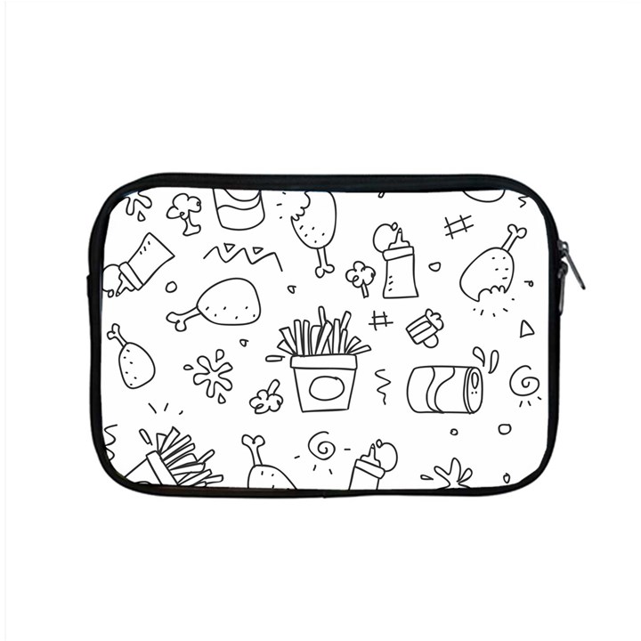 Set Chalk Out Scribble Collection Apple MacBook Pro 15  Zipper Case