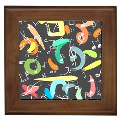 Repetition Seamless Child Sketch Framed Tiles by Pakrebo