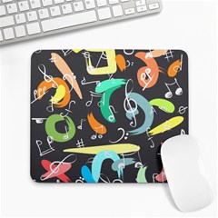 Repetition Seamless Child Sketch Large Mousepads by Pakrebo