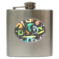 Repetition Seamless Child Sketch Hip Flask (6 Oz) by Pakrebo