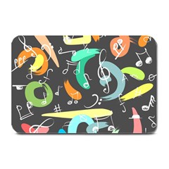 Repetition Seamless Child Sketch Plate Mats by Pakrebo