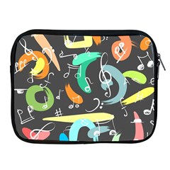 Repetition Seamless Child Sketch Apple Ipad 2/3/4 Zipper Cases by Pakrebo