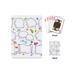 Set Chalk Out Chitchat Scribble Playing Cards (Mini) Back