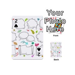 Set Chalk Out Chitchat Scribble Playing Cards 54 (mini) by Pakrebo