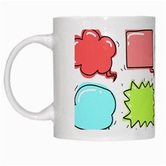 Set Collection Balloon Image White Mugs by Pakrebo