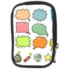 Set Collection Balloon Image Compact Camera Leather Case by Pakrebo