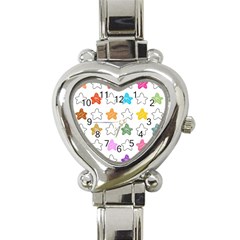 Set Set Up Element Disjunct Image Heart Italian Charm Watch