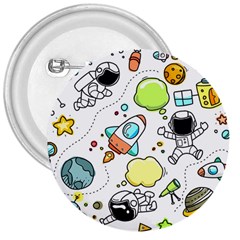 Sketch Cartoon Space Set 3  Buttons by Pakrebo